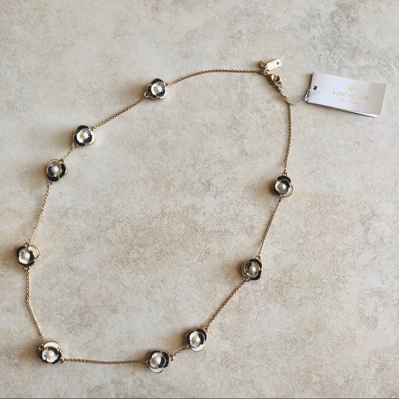 Kate Spade Deco Blossom Long Necklace Double Sided